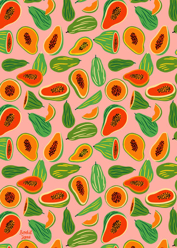 Papayas par Bodil Jane