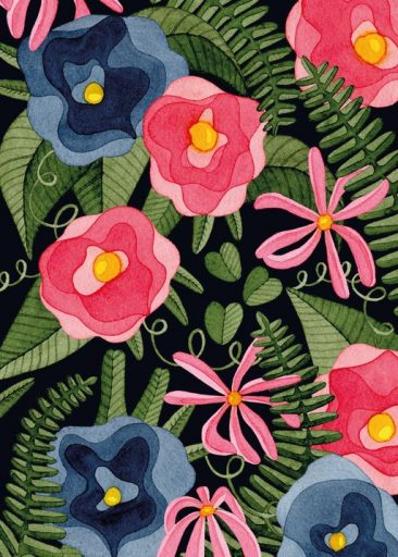 Flowers Front par Karin Ohlsson