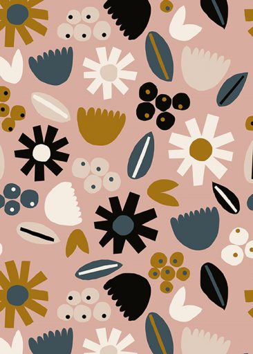 Pink Flowers par Jennifer Bouron