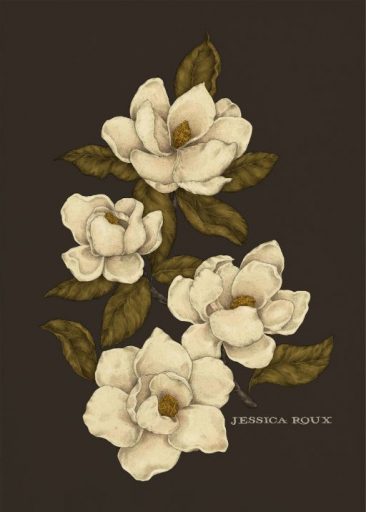 Magnolias par Jessica Roux