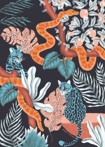 Jungle Cats par Frida Clerhage