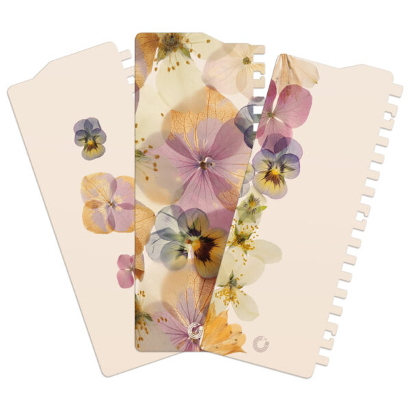 Marque-pages flower meadow 3pcs back