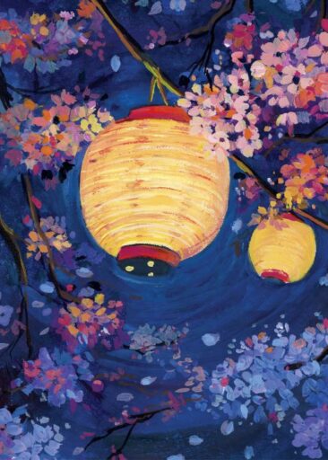 Midnight lantern par Zoe Art Garden